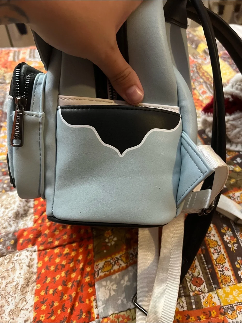 Loungefly Beetlejuice Character Mini Backpack